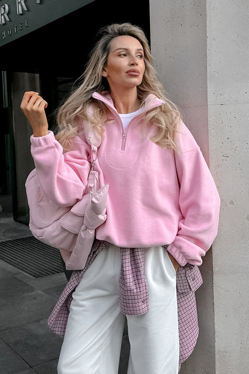 Cozy Sweetness Fleece Pullover Sweatshirt