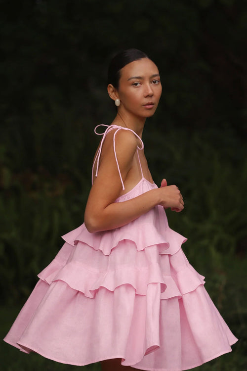 Love Found Ruffled Mini Dress
