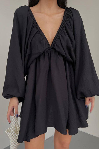Feeling So Sweet V-neck Mini Dress